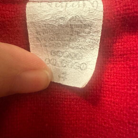 Nataly Girls Red Lana Wool Peacoat. Size 4. Double Breasted Pockets Lined *Read - Picture 13 of 13